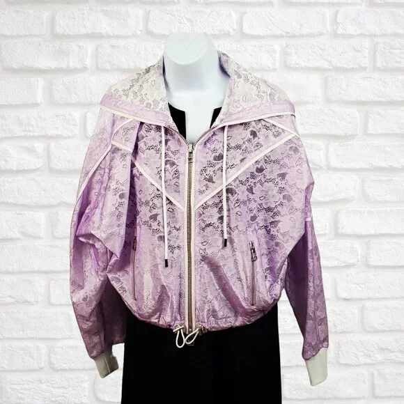 Veronica Beard Mya Jacket Size XS Lavender Lace - Picture 1 of 11